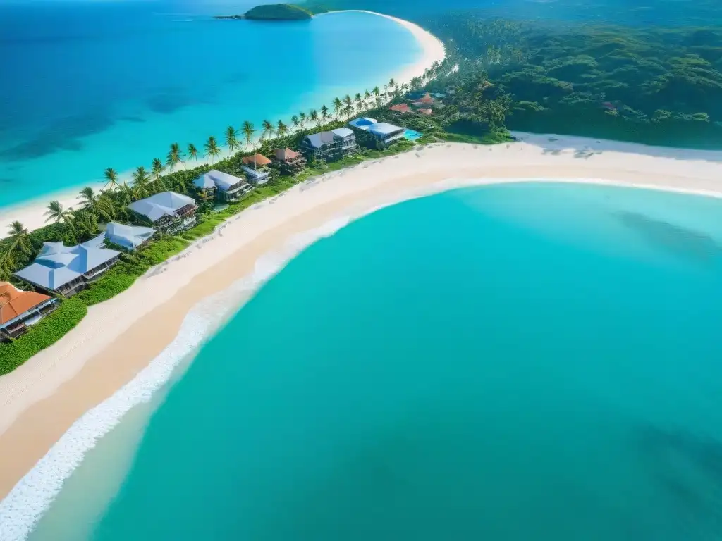 Paraíso costero: aguas turquesas y playas doradas Paraísos costeros: aguas turquesa, playas doradas, palmeras y propiedades de lujo