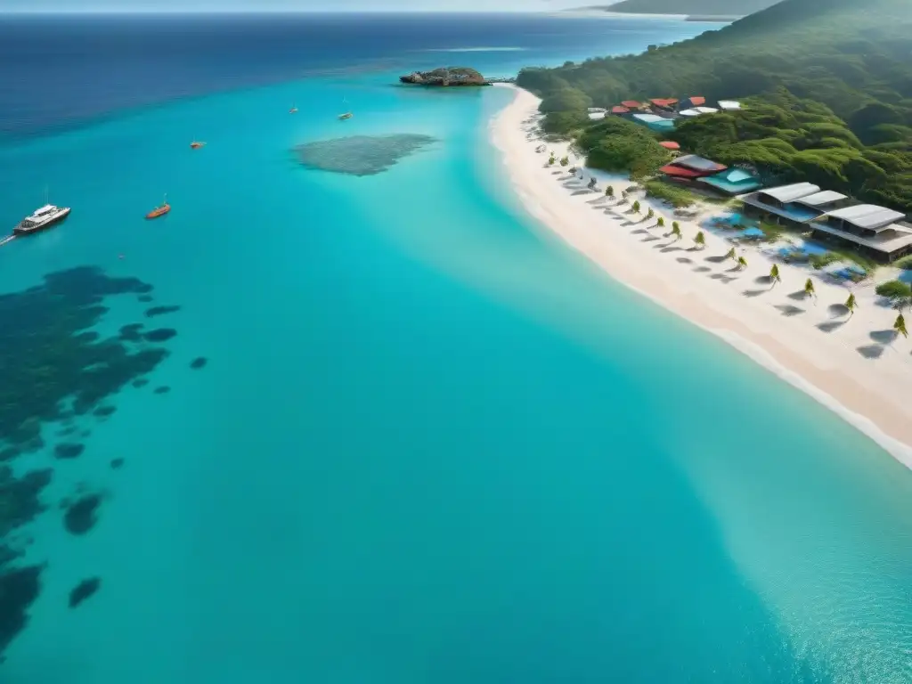Playa transformada: limpieza y sostenibilidad Playa transformada por voluntarios en destinos costeros sostenibles turismo