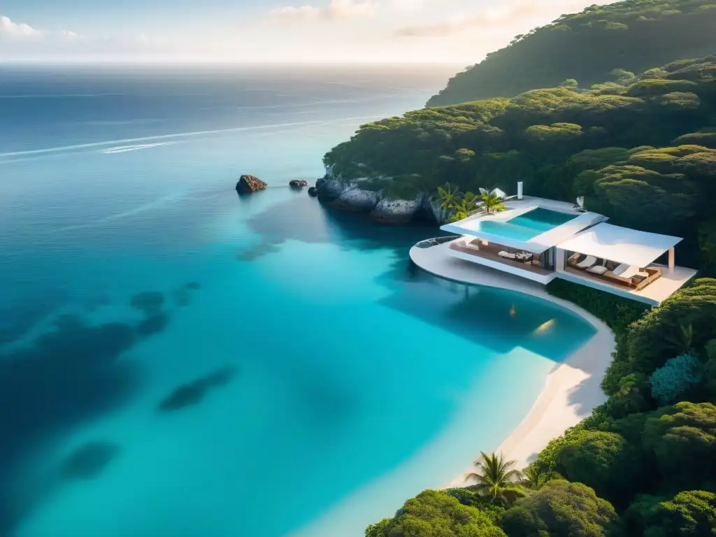 Residencia de lujo en acantilado con piscina infinita y vista al mar Pólizas premium para propiedades de lujo costeras en mansión con vista al mar y piscina infinita