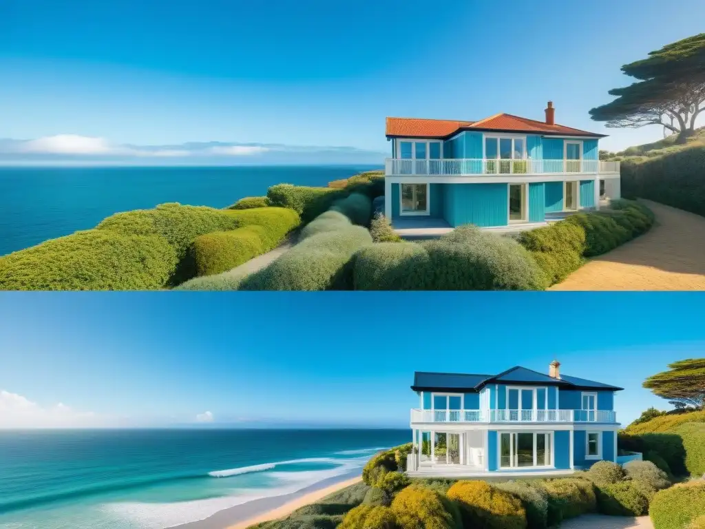 Renovación costera: antes y después de una transformación impresionante Increíble transformación de propiedad costera: de deteriorada a moderna, con vista al mar
