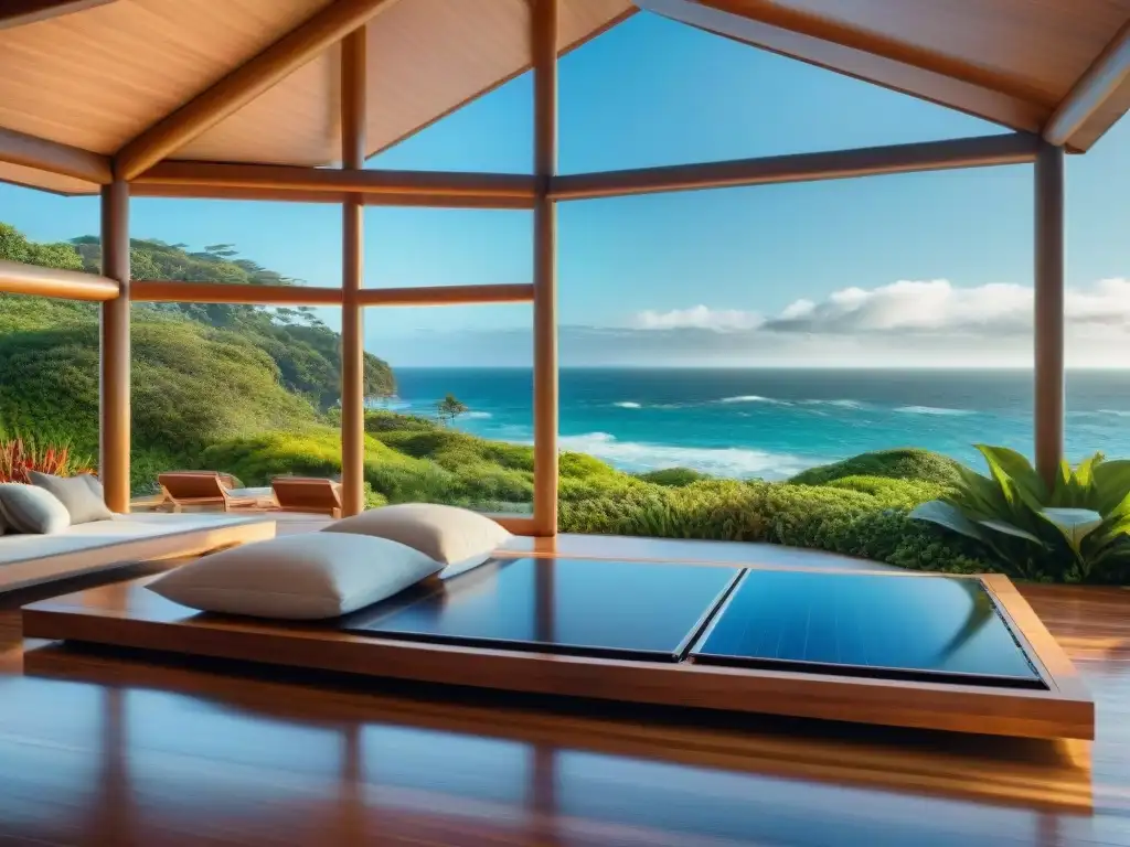 Una propiedad costera con EcoDiseño en propiedades costeras del mundo: armonía entre modernidad y naturaleza en una casa sostenible junto al mar