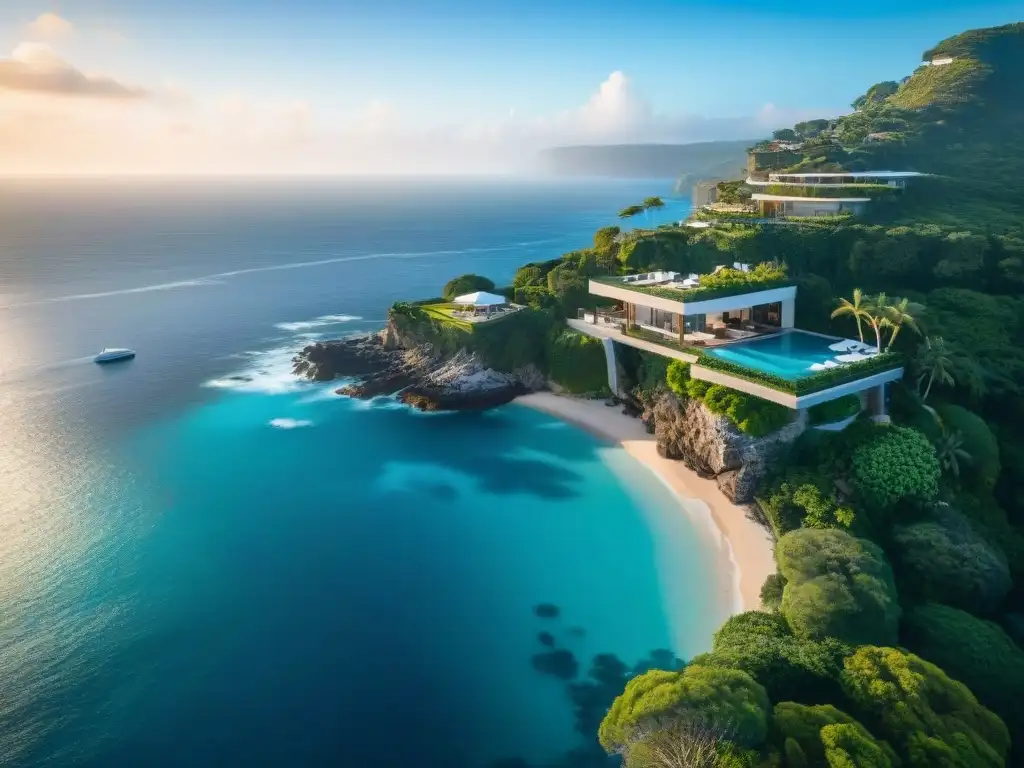 Propiedad de lujo en acantilado con vista al mar Propiedad costera de lujo exclusiva en acantilado con piscina infinita privada y vistas al océano