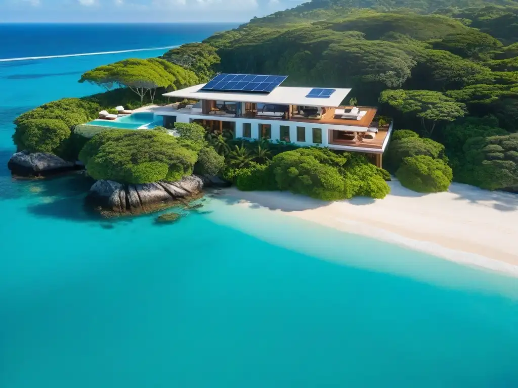 Mansión costera de lujo: diseño sostenible y opulencia frente al mar Una propiedad costera de lujo integrada en un paisaje natural, con diseño sostenible y detalles exclusivos