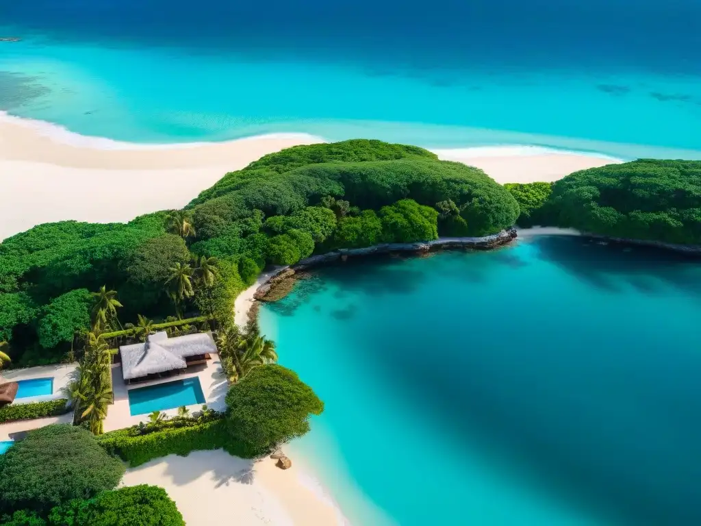 Propiedad de lujo en la playa: piscina infinity y terraza con vistas al mar Propiedad costera de lujo con piscina infinita privada y vistas panorámicas al mar