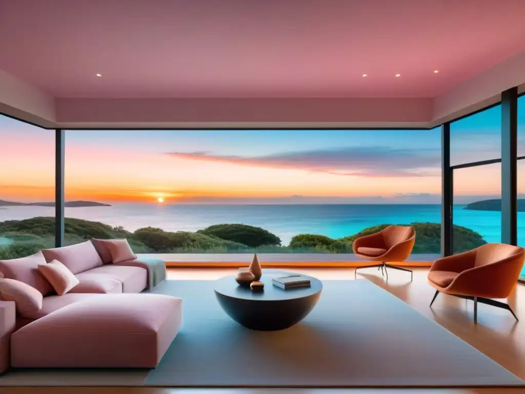 Propiedad costera de lujo con vista al mar y tecnología VR Una propiedad costera de lujo con vista al mar, fusionando belleza natural, innovación tecnológica y espacios opulentos