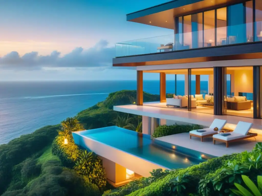 Propiedad costera de lujo con vista al mar y piscina infinita privada Propiedad costera de lujo con vistas al mar, piscina infinita y diseño moderno, ideal para rentabilidad