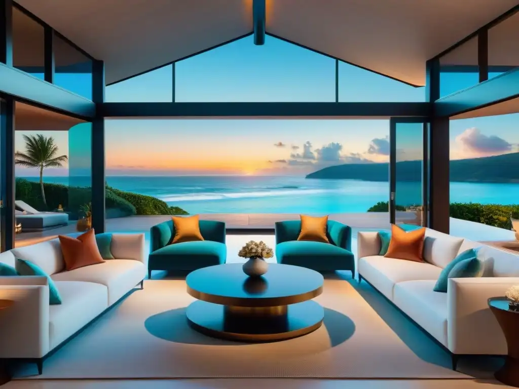 Propiedad costera de lujo: vista al mar en realidad virtual Propiedad costera lujosa con vista al mar, decoración moderna y Realidad Virtual en Propiedades Costeras