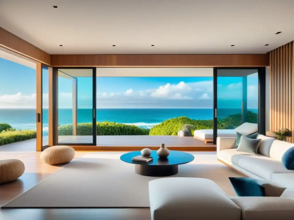 Diseño costero innovador: propriedad moderna frente al mar Propiedad costera moderna con diseño innovador y vista al mar, capturando tendencias y la esencia del estilo de vida costero
