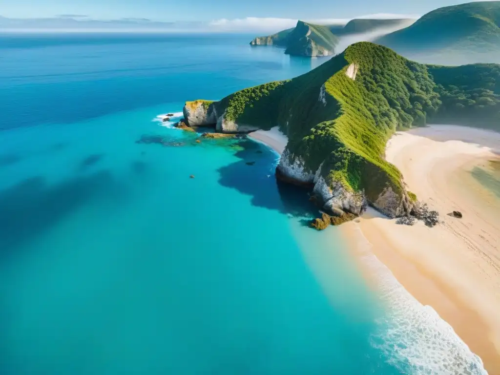 Paraíso costero: vista aérea de propiedad junto al mar Propiedad costera con vistas espectaculares y privacidad, ideal para consideraciones legales propiedad costera