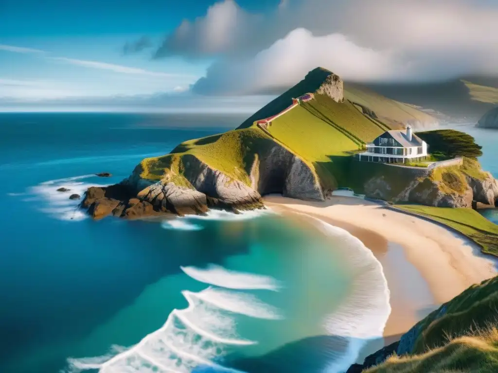 Oportunidad costera: evita errores al invertir en propiedades junto al mar Invertir en propiedades costeras errores: Imagen documental de propiedad en venta en la costa, destaca belleza y decisiones informadas