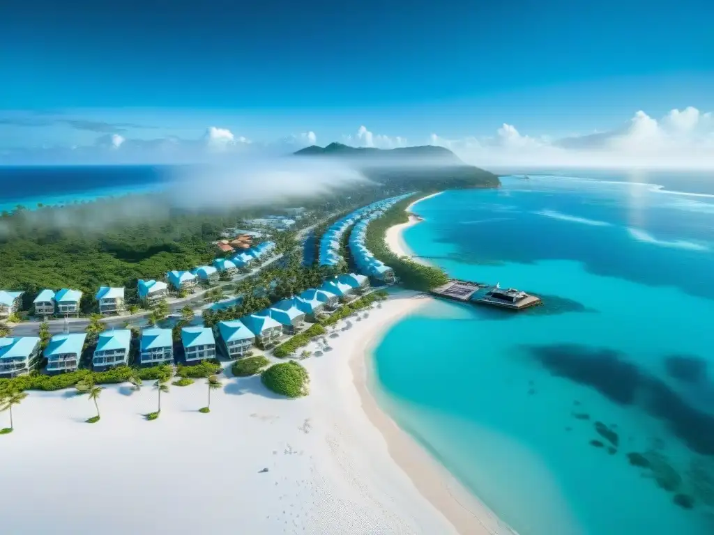 Costa de lujo: Propiedades exclusivas frente al mar Inversión en propiedades costeras: Exclusivo pueblo costero con lujosas residencias frente al mar y playas de arena blanca