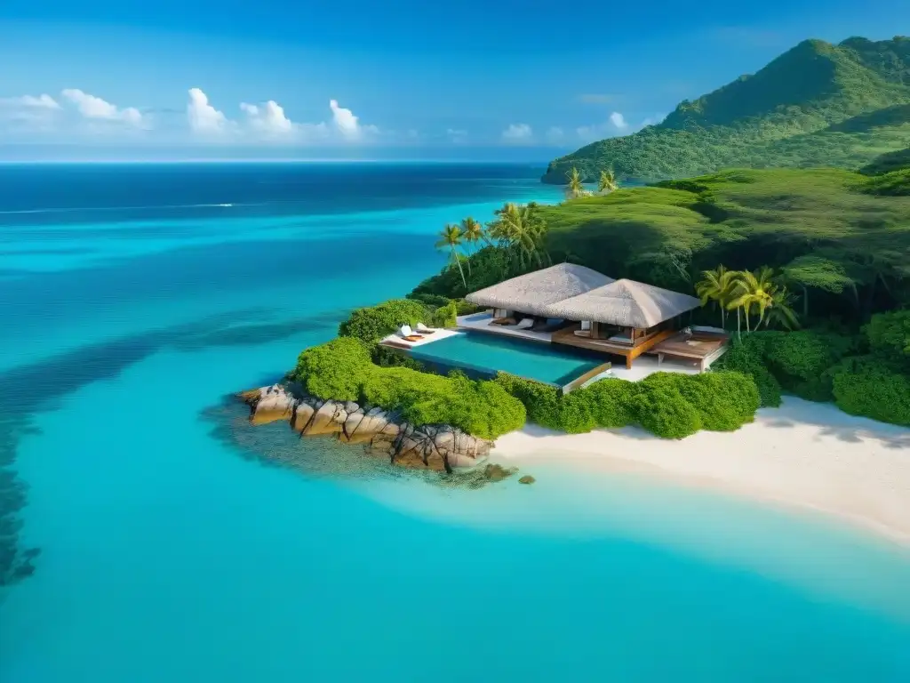 Paraíso costero de lujo: villa con vista al mar y piscina infinita Propiedades costeras para mudarse: lujosa villa con vistas al mar turquesa y piscina infinita privada