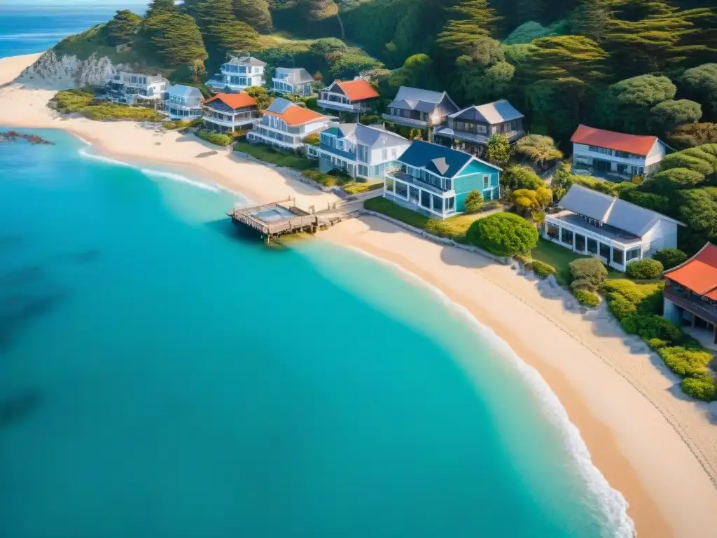 Propiedades costeras: mar turquesa, playas doradas y hogares tradicionales junto a modernas construcciones en la costa