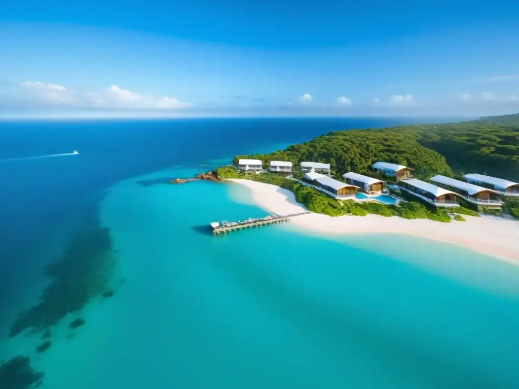 Inversión exclusiva: Villas de lujo en costa turquesa Inversión en propiedades costeras: villas de lujo frente al mar, arquitectura moderna y aguas turquesa
