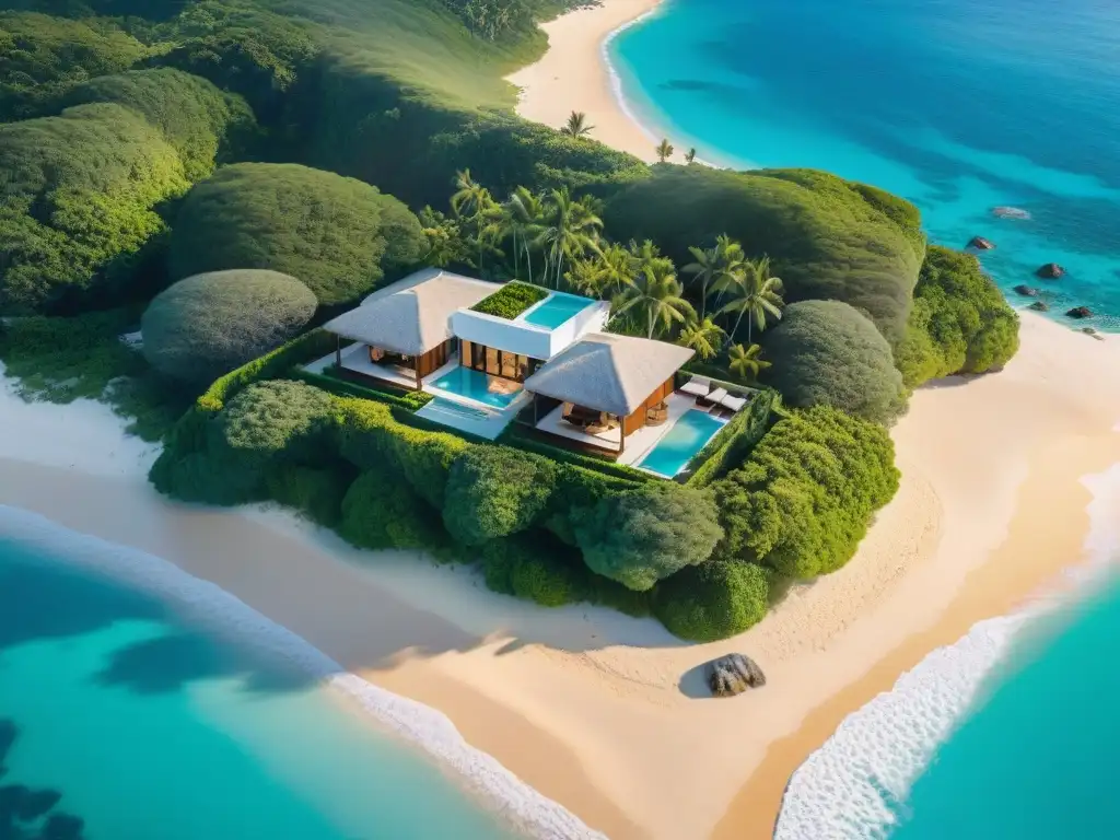Inversión exclusiva en propiedad costera: aguas turquesas y arena dorada Inversión en propiedades costeras: vista aérea impresionante con aguas turquesas y playas doradas, rodeadas de exuberante vegetación