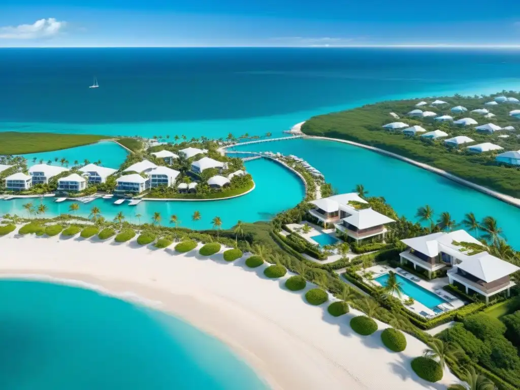 Villas de lujo y exclusividad en comunidad costera Propiedades de lujo en comunidades costeras: Exclusivo enclave con villas, yates y playas paradisíacas