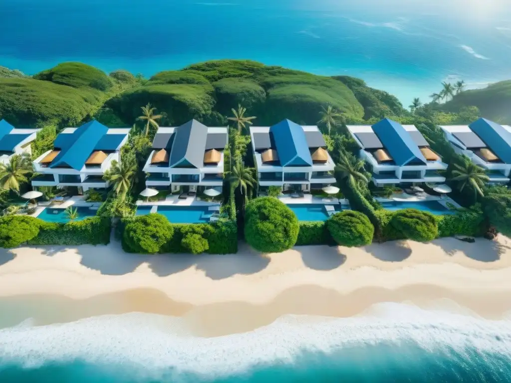 Exclusivo paraíso costero: villas de lujo, piscinas infinitas y mar azul Propiedades de lujo en comunidades costeras: villas modernas y piscinas infinitas en un paraíso costero exclusivo
