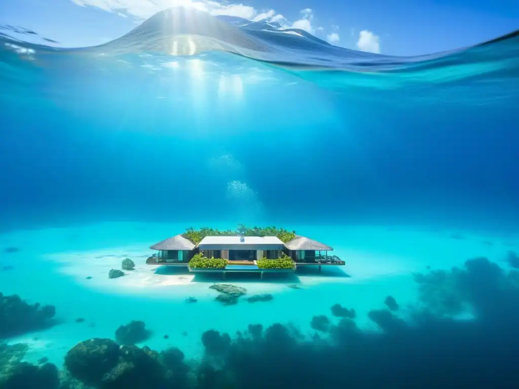 Hotel submarino de lujo: The Muraka en Maldivas Propiedades subacuáticas de lujo: hotel 'The Muraka' en Maldivas, lujo y naturaleza se fusionan bajo aguas turquesas