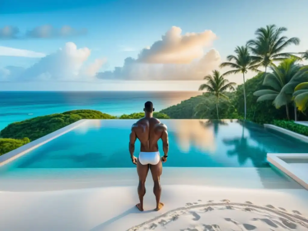 Propiedad costera de lujo: arquitectura elegante y playa privada Residencia de lujo en la costa con pólizas premium propiedades lujo costeras