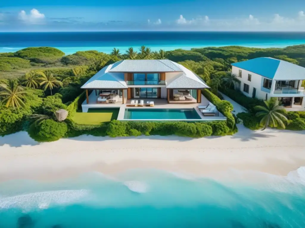 Paraíso costero: casa de lujo con piscina infinita y vistas al mar turquesa Residencia de lujo con piscina infinita privada y vistas al mar turquesa