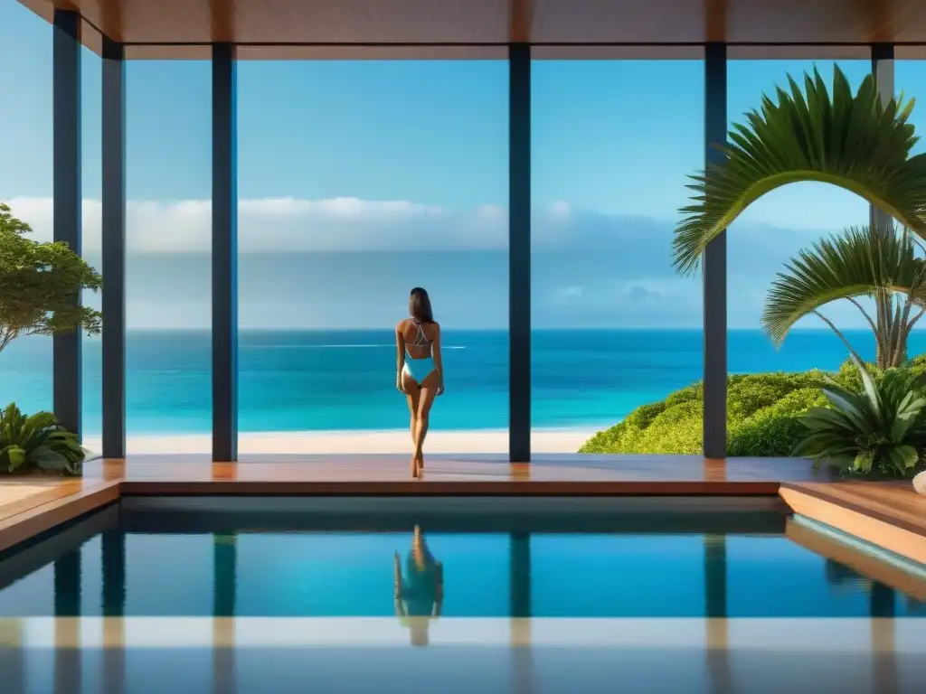 Mansión de lujo frente al mar: opulencia y serenidad en un paraíso costero Residencia lujosa en la costa con piscina infinita y vistas panorámicas al océano, ideal para las mejores pólizas de seguro costero