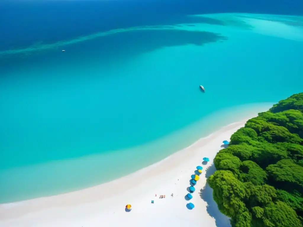 Paraíso costero: turismo sostenible y naturaleza en armonía Turismo costero sostenible en un paraíso natural con aguas turquesas y actividades ecofriendly