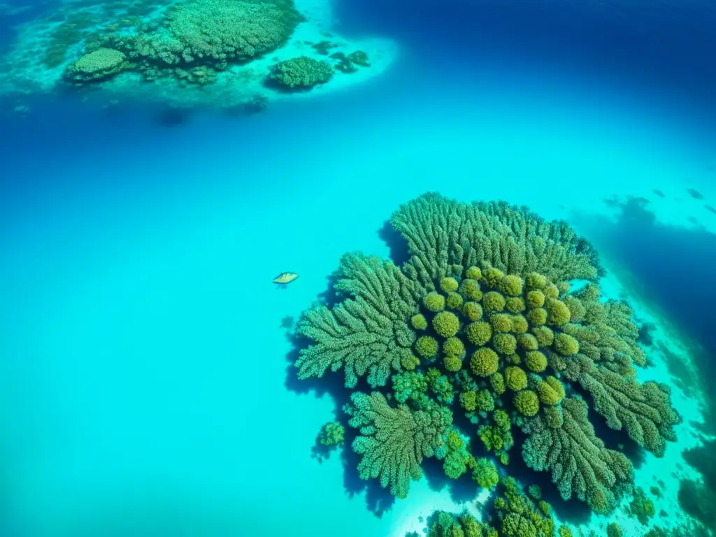 Arrecife de coral vibrante: belleza marina en alta resolución Un vibrante arrecife de coral lleno de vida marina, destacando la belleza de la conservación costera proyectos marinos vida