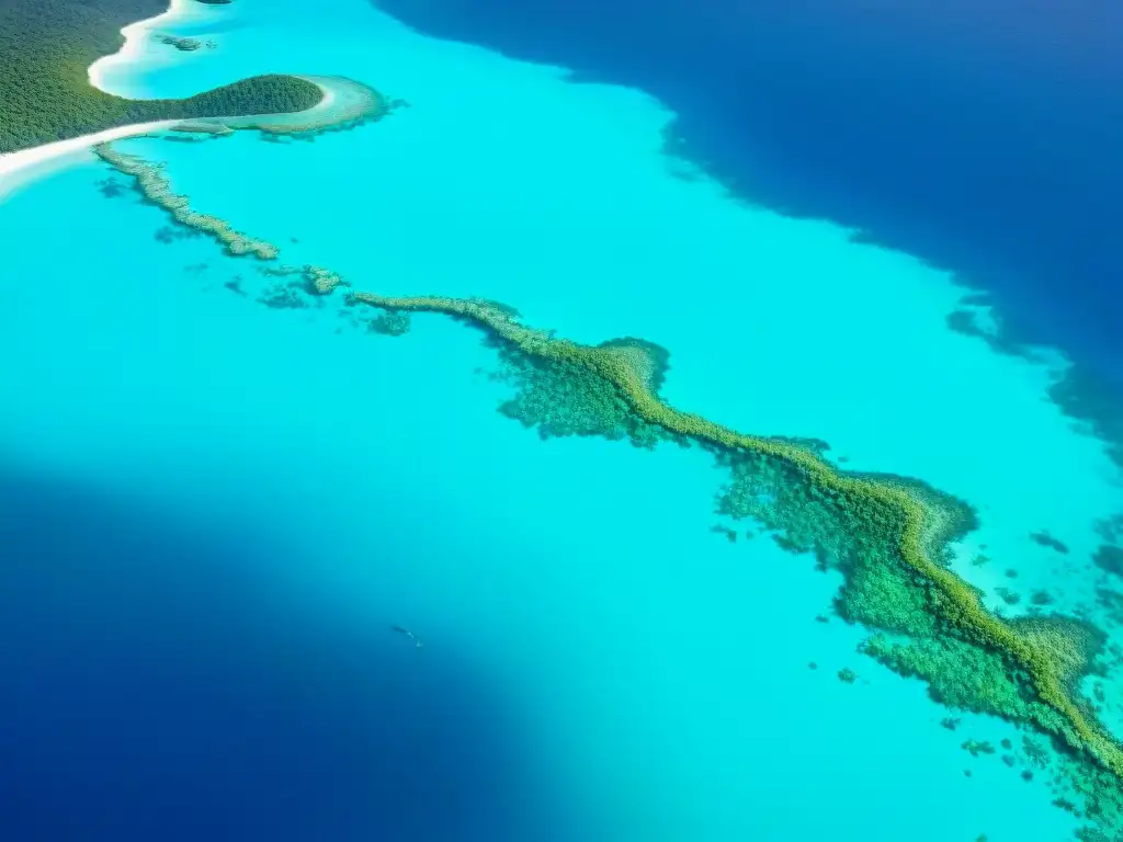 Espléndido arrecife de coral: biodiversidad marina en un paraíso submarino Un vibrante arrecife de coral lleno de vida marina colorida, en aguas turquesas cristalinas