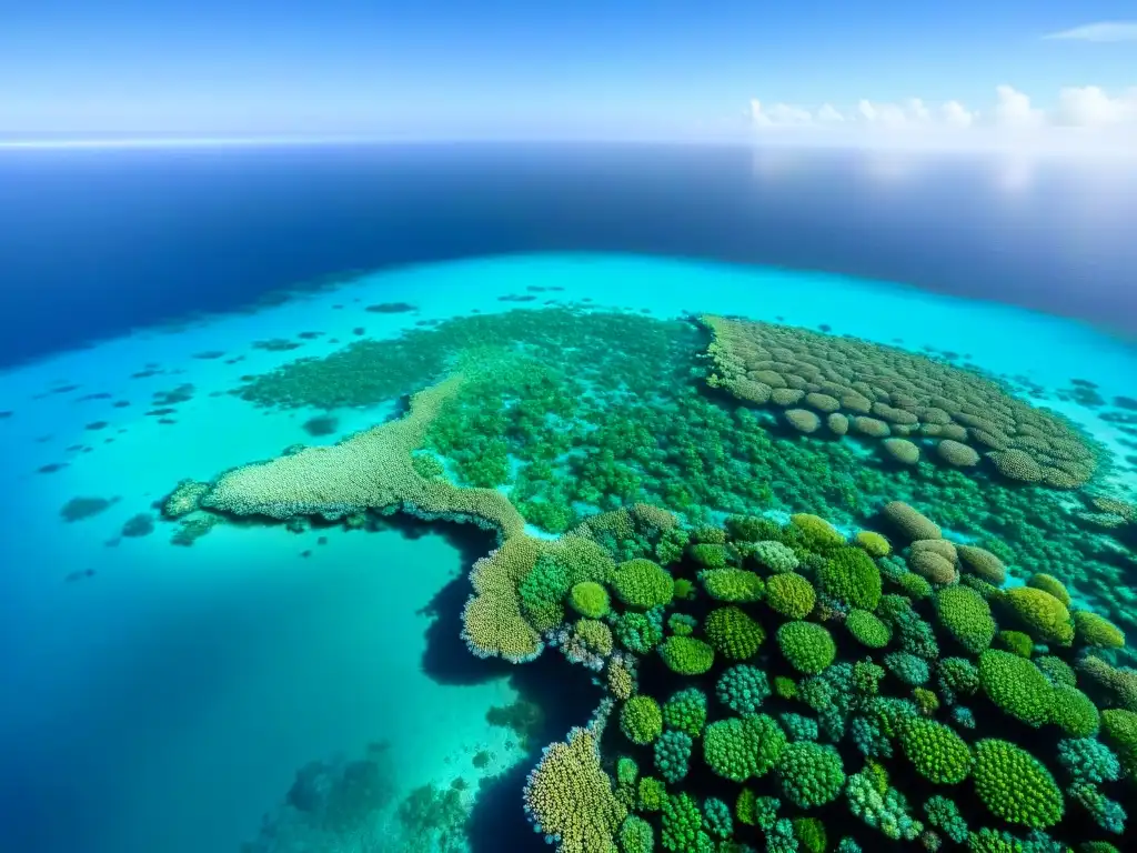 Arrecife de coral: biodiversidad marina en toda su esplendor Un vibrante arrecife de coral lleno de vida marina destaca la biodiversidad marina y la protección de las barreras de coral