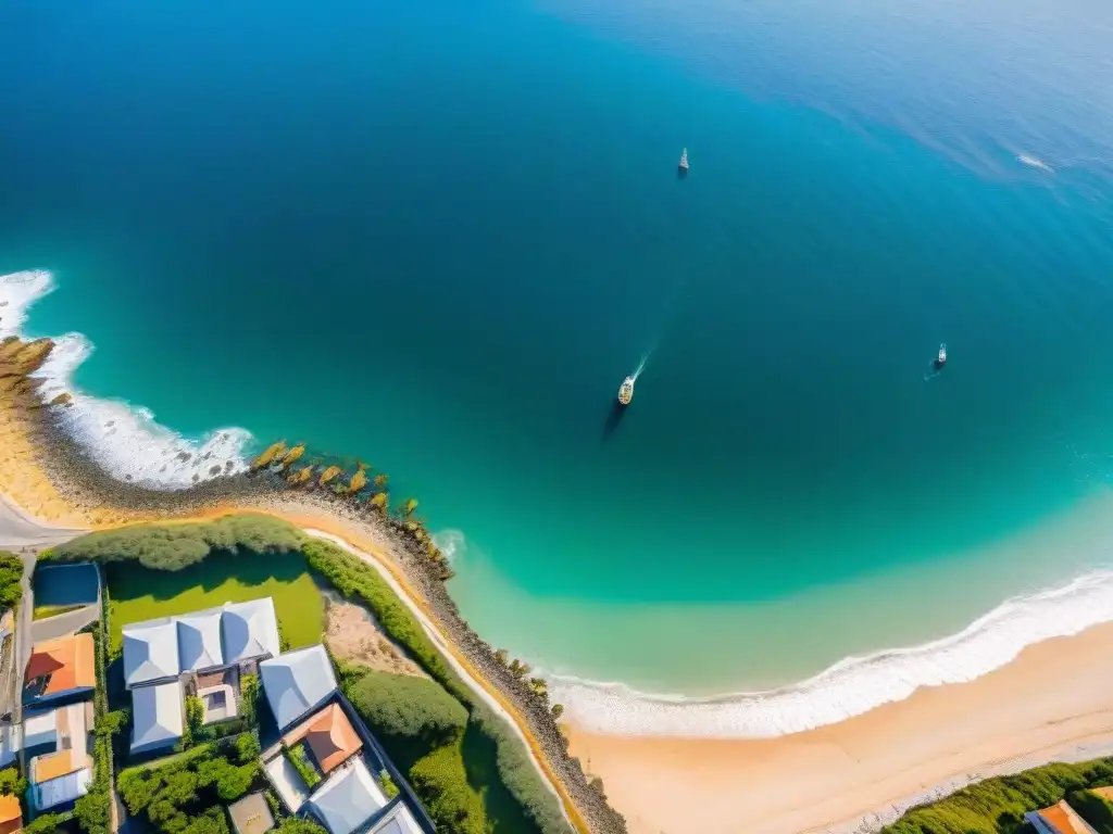 Proyecto de crowdfunding en costa: inversores y desarrollo Vibrante proyecto crowdfunding inmobiliario costero con inversores y gestor, reflejando progreso y colaboración