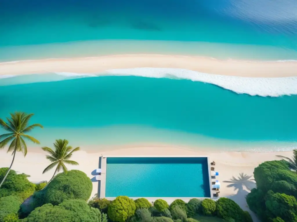 Villa de lujo frente al mar: piscina infinita, playa dorada y yate Vida junto al mar concierge: Una villa de lujo frente al mar, con piscina infinita y playa dorada