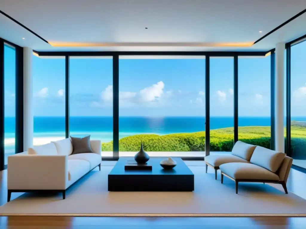 Bella villa de playa con sistema de climatización integrado Villa de lujo frente al mar con sistemas de calefacción integrados, perfectos para casas en la costa