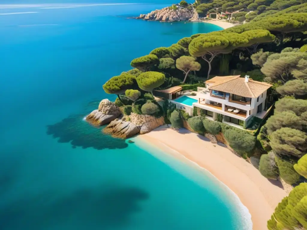 Villa de lujo en Costa Brava: paraíso mediterráneo Villa de lujo en la Costa Brava con vistas al mar Mediterráneo, ideal para segundas residencias