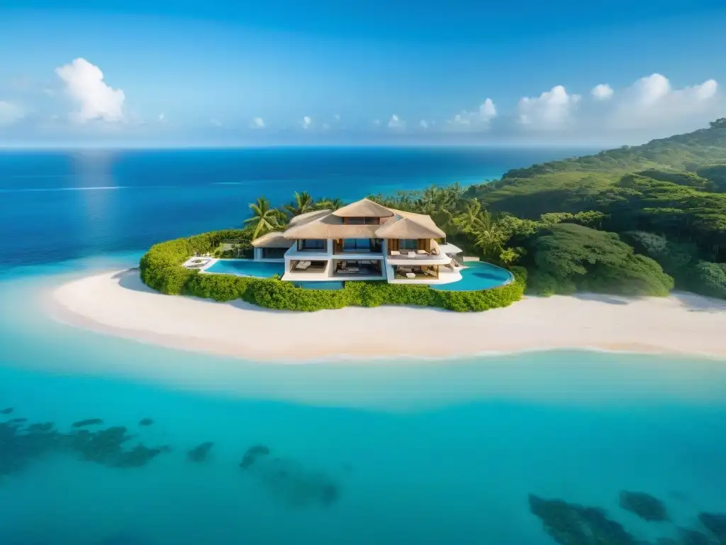 Propiedad costera de lujo: villa moderna con vistas al mar Villa moderna de lujo con piscina infinita y vistas al mar en propiedad costera de lujo global