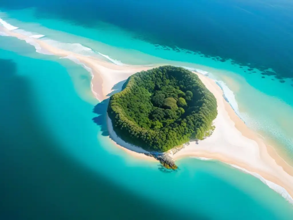 Costas paradisíacas: inversión inmobiliaria de ensueño Vista aérea de una costa hermosa con aguas turquesas, playas de arena blanca y vegetación exuberante