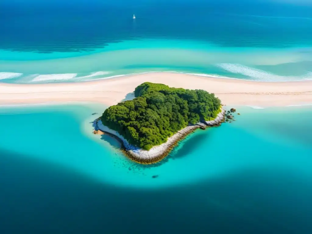 Costa paradisíaca: aguas turquesas y playas de ensueño Vista aérea de una costa hermosa con aguas turquesa, playas de arena y vegetación exuberante