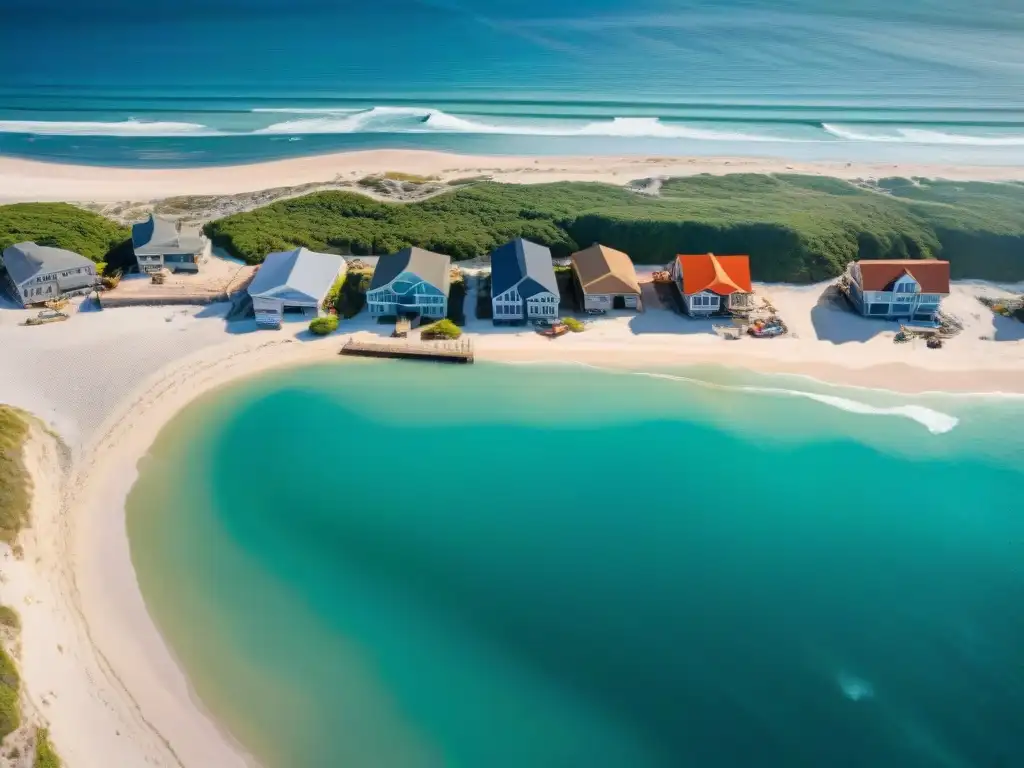 Desarrollo costero: proyectos inmobiliarios en crowdfunding Vista aérea de la costa con los mejores proyectos crowdfunding inmobiliario costero en marcha