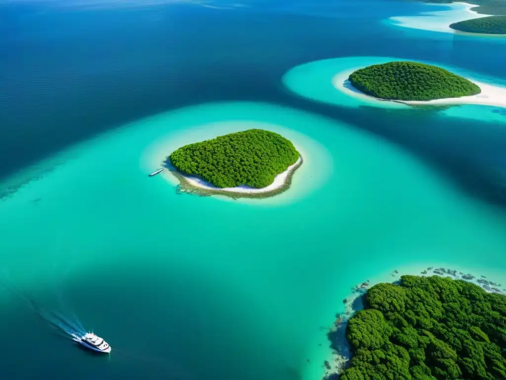 Costa vibrante: vida marina y naturaleza exuberante en armonía Una vista aérea impresionante de un ecosistema costero vibrante, mostrando la interacción entre tierra y mar