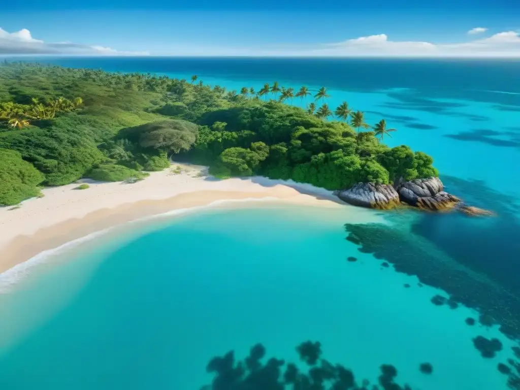 Paraíso costero: aguas turquesas y playas doradas Vista aérea impresionante de un paisaje costero paradisíaco con aguas turquesas y playas doradas, ideal para un préstamo para construir casa costa