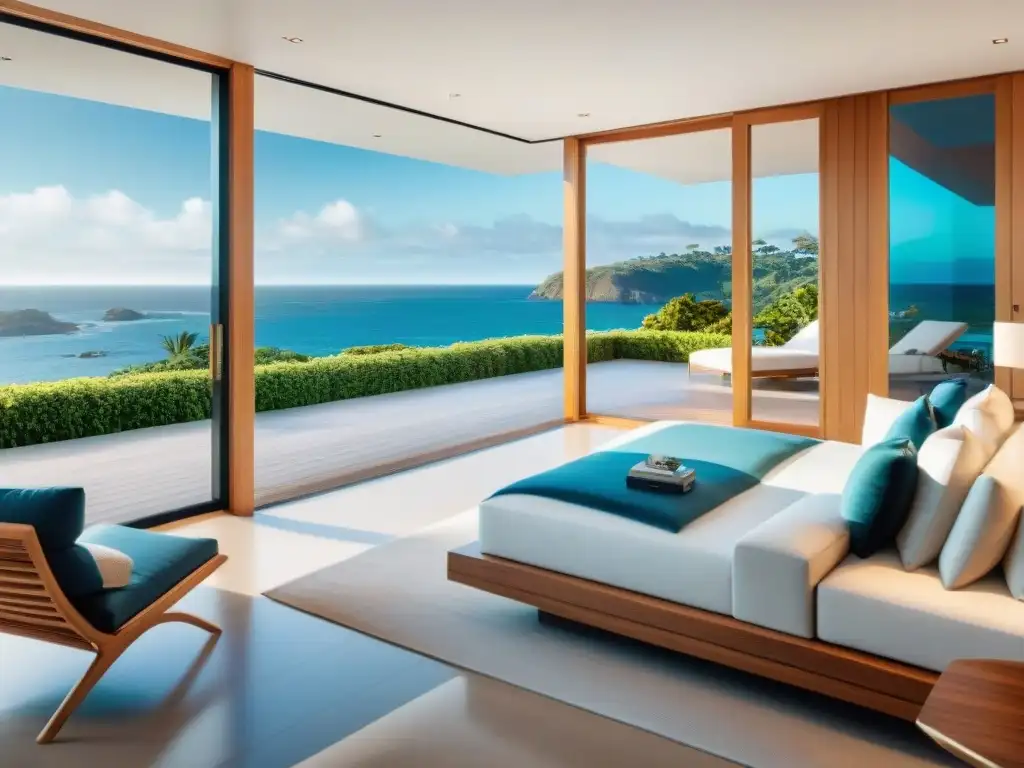 Propiedad costera de lujo: diseño moderno y vistas impresionantes Vistas costeras lujosas con Realidad virtual para comprar propiedades costeras